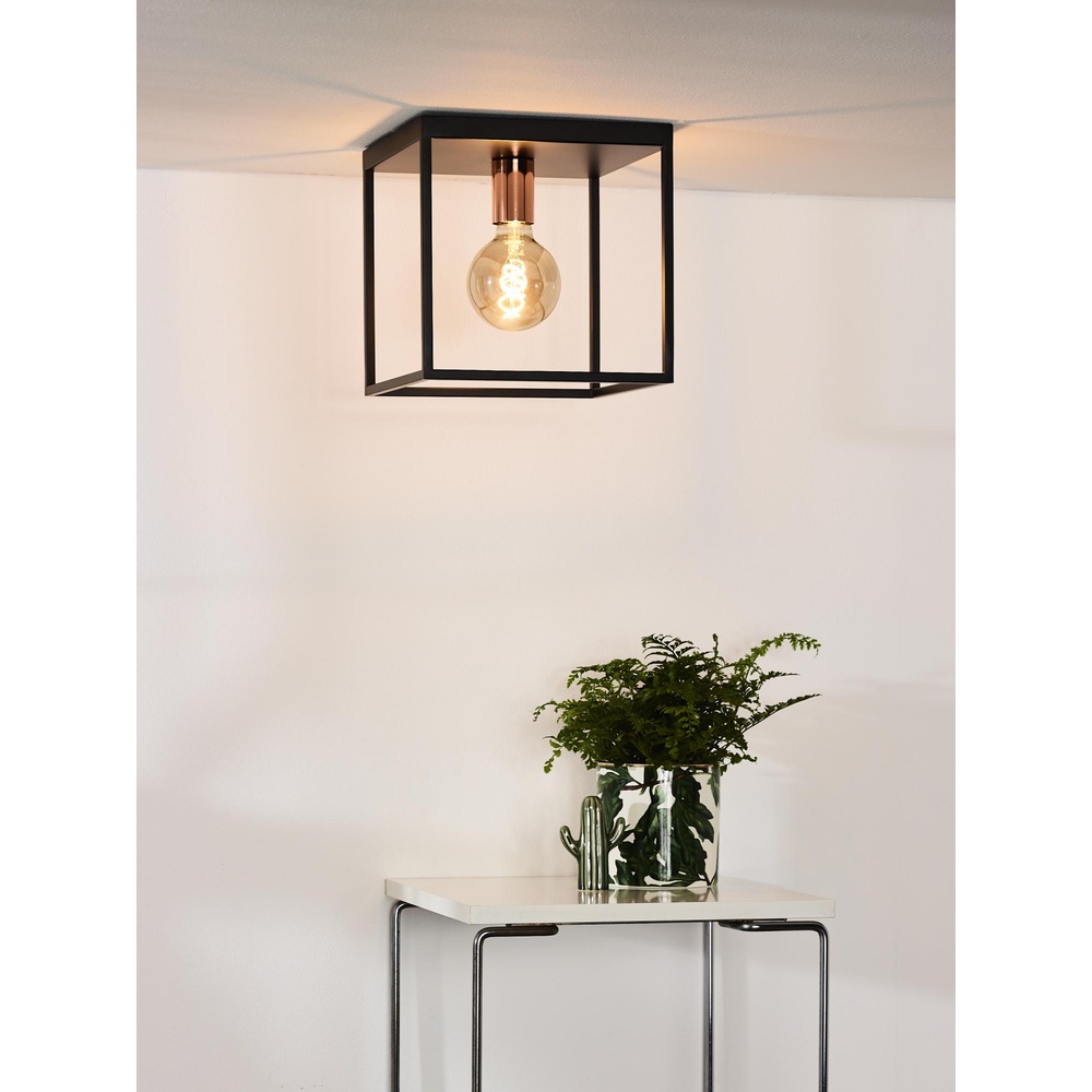 Lucide PlafondlampArthur zwart - 08124/01/30